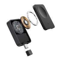 Belaidis magnetinis įkroviklis MagPro USB-C 2.5W Apple Watch laikrodžiams, juodas