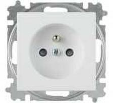 ABB-basic55 PIN lizdas, matinės baltos spalvos, 16A, 1 modulis, tiekiamas su dangteliu su apsauga nuo pumpuravimosi