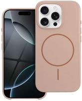 Oem dėklas, skirtas iPhone 16 PLUS, blizgus Mag Cover, suderinamas su MagSafe, dykumos auksinis
