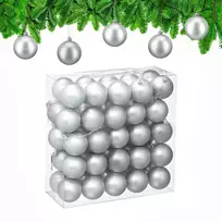 Relaxdays Kalėdiniai burbulai, 7x6 cm, matiniai