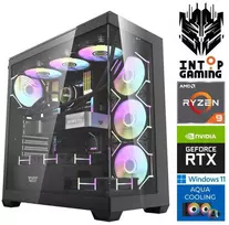 Stacionarus kompiuteris INTOP AQUA Ryzen 9 9900x 32GB DDR5 1TB SSD M.2 NVME+2TB RTX5080 16GB WIN11 (RW65801WH)