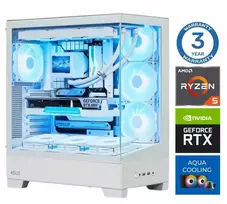 Stacionarus kompiuteris INTOP AQUA Ryzen 5 7500X3D 16GB DDR5 1TB SSD M.2 NVME+2TB RTX5060Ti 8GB no-OS (RW66880NS)