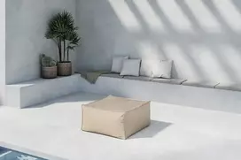 Venture Design Pufas Rambo 85x85x40 cm smėlio spalvos olefinas