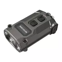 Nitecore TINI3 Žibintuvėlis-raktų pakabukas, 600 lm, 90 m, OLED ekranas, 330 mAh, USB-C, IP54, pilkos spalvos