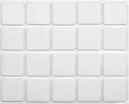 Padukai baldams lipnūs veltinio balti Vorel | 20x20mm, 20vnt.