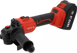 Yato Toya Sa Poland Akumuliatorinis kampinis šlifuoklis su 4Ah baterija | 18V | 125 mm (YT-828251)