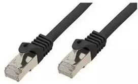Shiverpeaks Patchcord BASIC-S Cat 7, S/FTP, PiMF, LSZH, juoda, 0,5 m (BS75511-0.5S)