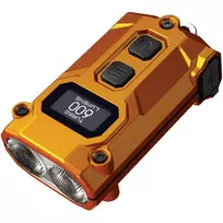 Nitecore TINI3 Žibintuvėlis-raktų pakabukas, 600 lm, 90 m, OLED ekranas, 330 mAh, USB-C, IP54, oranžinės spalvos