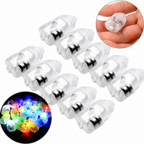LED lemputės balionams, RGB spalvotos mini LED lemputės balionams, 50 vnt., LED dekoratyvinės lemputės balionams, šviečiančios balionų lemputės