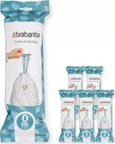 Brabantia Šiukšlių maišai PerfectFit dydis O 30L 120 vnt. 6x20 138485