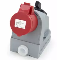 Schneider Electric Lizdas stacionarus kombinuotas 16A/4P + jungiklis 0-1, ELS Elektrotechnika, N010-01/4P