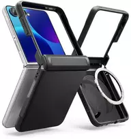 RINGKE ONYX FLAP MAGNETINIS MagSafe DĖKLAS Samsung Galaxy Z FLIP 8 Juodas