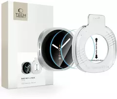 GRŪDINTAS STIKLAS Tech-Protect EASY SET+ 2-PACK SAMSUNG Samsung Galaxy WATCH 8 / 9 (40 MM) SKAIDRUS