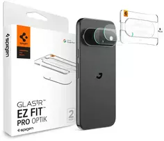 Spigen OPTIK PRO GLAS.TR EZ FIT KAMEROS APSAUGA 2-PACK GOOGLE PIXEL 11 PRO SKAIDRI