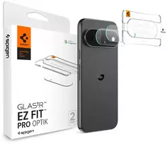 Spigen OPTIK PRO GLAS.TR EZ FIT KAMEROS APSAUGA 2-PACK GOOGLE PIXEL 11 PRO XL SKAIDRI