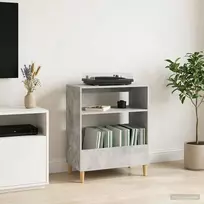 Plokštelių grotuvo stovas Betono pilka 71 x 39,5 x 83 cm