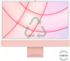 Apple Atnaujintas iMac 2021 Retina 4.5K 24" - M1 7C GPU / 8GB / 256 SSD / Rožinė (būklė kaip naujas)