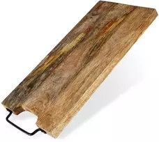 Pjaustymo lentelė iš mango medienos, ruda, 44 × 19 cm