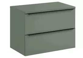 Pakabinama vonios spintelė su stalviršiu Comad Sombra Green, 80 cm, žalia