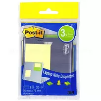 *Lipnūs lapeliai Post-it Z-Notes, 76x76mm, 10x20 lapelių, nešiojamam kompiuteriui