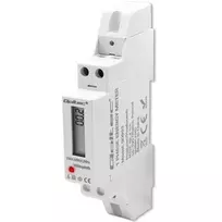 „Qoltec“ vienfazis elektroninis skaitiklis | energijos suvartojimo matuoklis, montuojamas ant DIN bėgelio | 230 V | 30 A | LCD | 1P