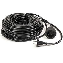 Elektrinis ilgintuvas 30 m, 1 lizdas, 2x1.0 mm², juodas