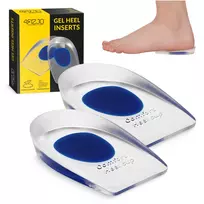 Silikoniniai kulnų įdėklai 4FIZJO L/XL, permatomi
