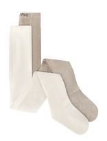 Minymo - Stocking Thin Viscose (2-Pack) - Pėdkelnės - Ruda