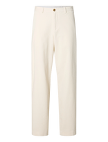 Selected - Slm220-Loose Luke Corduroy Pant - Laisvalaiko marškiniai - Kreminė spalva