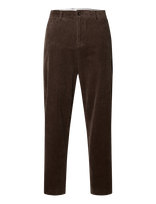 Selected - Slm220-Loose Luke Corduroy Pant - Laisvalaiko marškiniai - Ruda