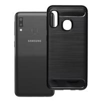 Dėklas Samsung A20E Carbon 2.0 juodas