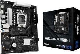 Mainboard ASROCK Intel H810 LGA 1851 (Socket V1) micro ATX RAM DDR5-SDRAM 2xSlots 1xNumber of M.2 (M) slots H810M-PGEN5 H810M-P GEN5 | 4711581494206