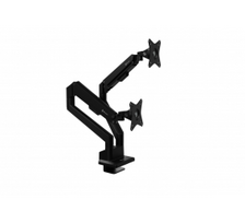 Arozzi Desk Mount | Neo Duo - Gas Spring Monitor Arm AZ-ALZARE-NEO-DUO-BK | Tilt, Swivel, Rotation | Maximum weight (capacity) 9 kg | Black