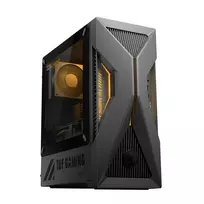 ASUS TUF Gaming T500 T500MV-07240H242W Intel Core 7 240H 32GB DDR5-SDRAM 1 TB SSD NVIDIA GeForce RTX 5060 Ti Windows 11 Home „Mini Tower“ PC Juoda, Pilka