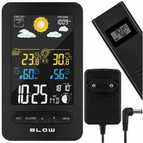 Belaidė orų stotelė BLOW WS107 su termometru, higrometru, barometru ir LED ekranu