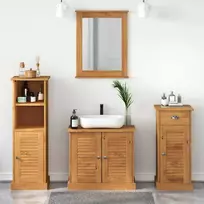 Vonios baldų rinkinys VIGO 4 vnt. Medus ruda 37 x 34 x 110 cm