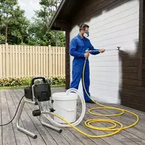 Beoražis dažymo purkštuvas Juoda Plienas ir plastikas