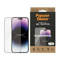 PanzerGlass Ultra-Wide Fit iPhone 14 Pro Max 6.7" Screen Protector, Antibacterial, 2774