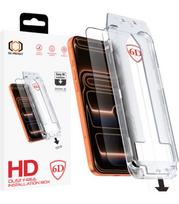 Apsauginis grūdintas stiklas Apple iPhone 17 Pro / 18 Pro telefonui "Tel Protect Dust-Free Easy Fit Full Glue 6D"