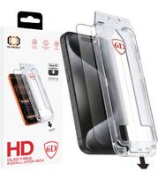 Apsauginis grūdintas stiklas Apple iPhone 16 Pro Max telefonui "Tel Protect Dust-Free Easy Fit Full Glue 6D"
