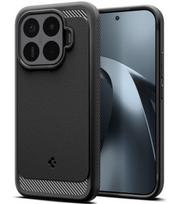 Matinis juodas dėklas Xiaomi 17T Pro telefonui "Spigen Rugged Armor"