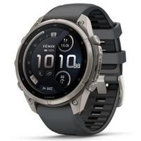 GARMIN Fenix 9 Pro 47mm AMOLED inReach, Titanium Graphite/Black sportinis laikrodis 010-04336-21