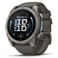 GARMIN Fenix 9 51mm AMOLED, Titanium Pebble gray sportinis laikrodis 010-04763-01