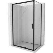 Mexen Exo-3S stumiama dušo kabina 80 x 100 cm, permatoma, juoda - 8153-080-100-70-00