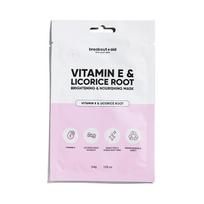 Breakout+aid Brightening mask with vitamin E and licorice