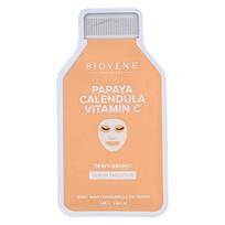 Biovène Dewy Glow Brightening Sheet Mask Drėkinamasis veido kremas