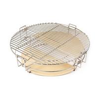 Daugiafunkcinė dviejų zonų kepimo sistema Kamado Media E-21 BBQ