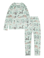 Reima - Thermal Base Layer Set, Moomin Trivsam - Pagrindinių drabužių rinkinys - Žalia