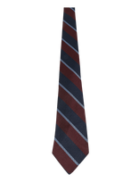 Polo Ralph Lauren - Vintage-Inspired Striped Silk Tie - Kaklaraištis - Burgundiška splava