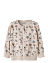 Name It - Nmmhenry Ls Nreg Sweat Card Unb - Flisinė striukė - Smėlio